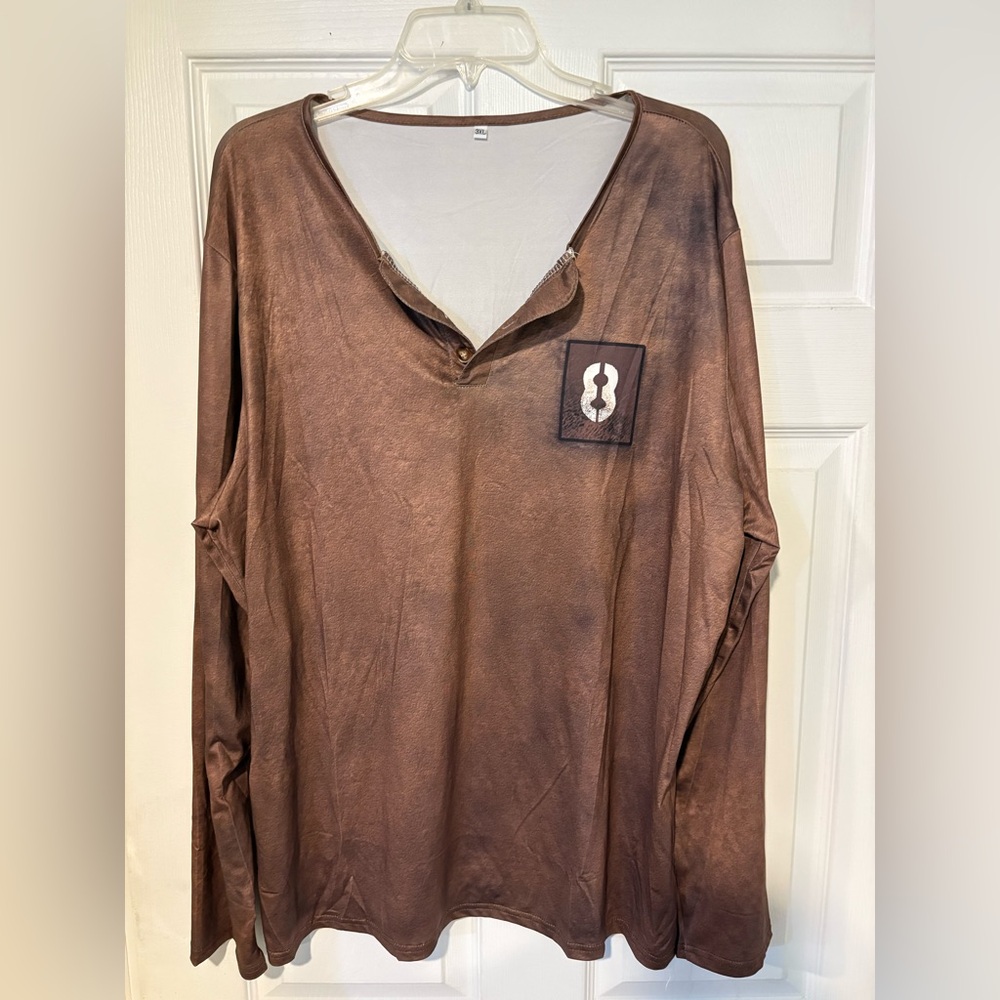 Brown Long Sleeve Shirt